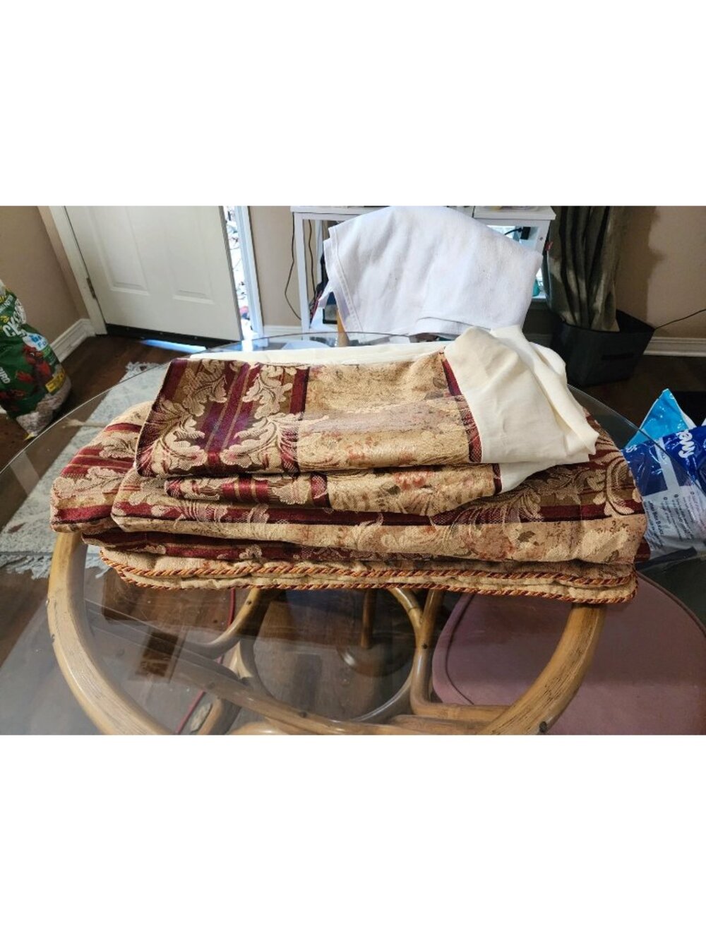 King Size Bedskirt and Shams Croscill